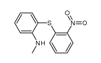 N-methyl-2-(2-nitro-phenylsulfanyl)-aniline Structure