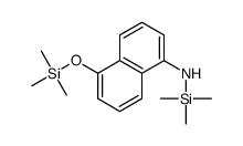 N-(Trimethylsilyl)-5-[(trimethylsilyl)oxy]-1-naphthalenamine结构式