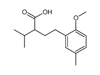 BENZENEBUTANOIC ACID, 2-METHOXY-5-METHYL-A-(1-METHYLETHYL) picture