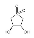 3,4-dihydroxysulfolane结构式