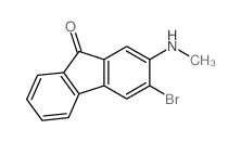 3-bromo-2-methylamino-fluoren-9-one Structure