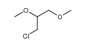 1-Chlor-2,3-dimethoxy-propane Structure