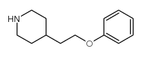 4-(2-苯氧基乙基)哌啶结构式