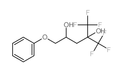 2,4-Pentanediol, 5-phenoxy-1,1,1-trifluoro-2-(trifluoromethyl)- structure
