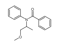 N-(methoxyprop-2-yl)benzanilide Structure