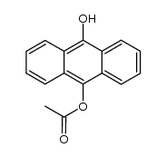 10-Acetoxy-[9]anthrol Structure