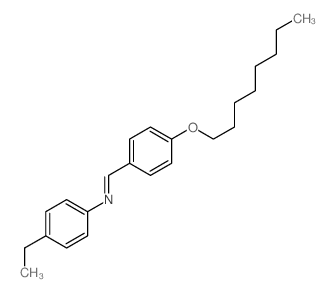 N-(4-ethylphenyl)-1-(4-octoxyphenyl)methanimine结构式