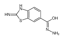 6-Benzothiazolecarboxylicacid,2-amino-,hydrazide(9CI)结构式