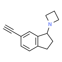 Azetidine,1-(6-ethynyl-2,3-dihydro-1H-inden-1-yl)-(9CI) structure