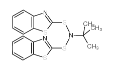 N-Benzothiazol-2-ylsulfanyl-N-tert-butyl-benzothiazole-2-sulfenamide picture