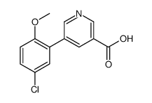 5-(5-chloro-2-methoxyphenyl)pyridine-3-carboxylic acid Structure