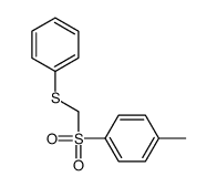 1-methyl-4-(phenylsulfanylmethylsulfonyl)benzene Structure