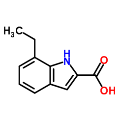 7-Ethyl-1H-indole-2-carboxylic acid structure