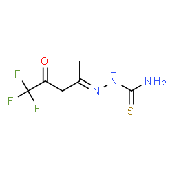 2-(4,4,4-TRIFLUORO-1-METHYL-3-OXOBUTYLIDENE)-1-HYDRAZINECARBOTHIOAMIDE Structure