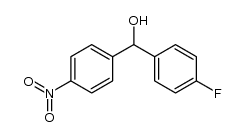 (4-fluorophenyl)(4-nitrophenyl)methanol结构式