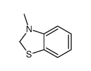 3-methyl-2H-1,3-benzothiazole结构式