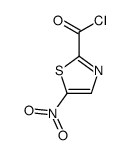 2-Thiazolecarbonylchloride,5-nitro-(9CI) Structure