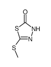 1,3,4-Thiadiazol-2(3H)-one,5-(methylthio)- structure