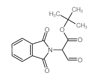 2H-Isoindole-2-aceticacid, a-formyl-1,3-dihydro-1,3-dioxo-,1,1-dimethylethyl ester structure