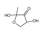 (2S,4S)-2,4-dihydroxy-2-methyloxolan-3-one Structure