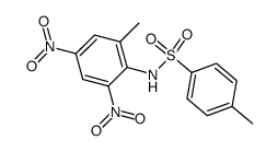 toluene-4-sulfonic acid-(2-methyl-4,6-dinitro-anilide)结构式