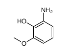 2-Amino-6-methoxyphenol structure