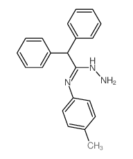 N-amino-N-(4-methylphenyl)-2,2-diphenyl-ethanimidamide structure
