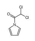 2,2-dichloro-1-pyrrol-1-ylethanone结构式