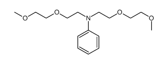 N,N-bis[2-(2-methoxyethoxy)ethyl]aniline结构式