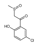 1-(5-chloro-2-hydroxyphenyl)-2-methylsulfinylethanone结构式