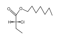 (+)-2-chloro-butyric acid heptyl ester Structure