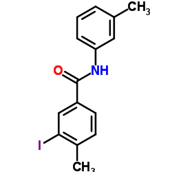 3-Iodo-4-methyl-N-(3-methylphenyl)benzamide Structure
