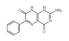 2-amino-6-phenyl-1,8-dihydropteridine-4,7-dione结构式