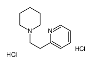 2-(2-piperidin-1-ylethyl)pyridine,dihydrochloride Structure