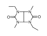 3,6-diethyl-1,4-dimethyl-3a,6a-dihydroimidazo[4,5-d]imidazole-2,5-dione结构式