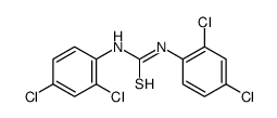 1,3-bis(2,4-dichlorophenyl)thiourea Structure