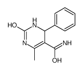 6-methyl-2-oxo-4-phenyl-3,4-dihydro-1H-pyrimidine-5-carboxamide Structure