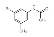 N-(3-bromo-5-methyl-phenyl)acetamide structure