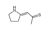1-(Pyrrolidin-2-ylidene)-2-propanethione Structure