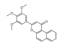 3-(3,4,5-trimethoxyphenyl)benzo[f]chromen-1-one Structure