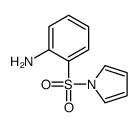 2-pyrrol-1-ylsulfonylaniline结构式