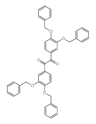 Benzil,3,3',4,4'-tetrakis(benzyloxy)- (8CI) structure