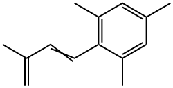 2-(3-Methyl-1,3-butadienyl)mesitylene结构式