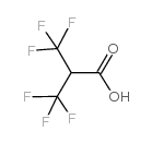 3,3,3-Trifluoro-2-(trifluoromethyl)propionic acid Structure