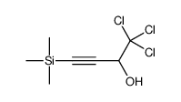 1,1,1-trichloro-4-trimethylsilylbut-3-yn-2-ol结构式