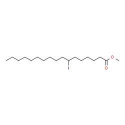 7-Iodoheptadecanoic acid methyl ester structure