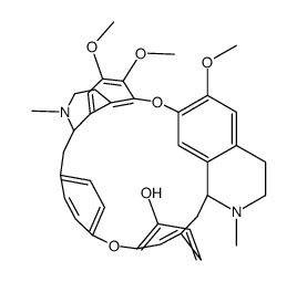 Thalman-12-ol,6,6',7'-trimethoxy-2,2'-dimethyl Structure