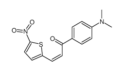 1-[4-(dimethylamino)phenyl]-3-(5-nitrothiophen-2-yl)prop-2-en-1-one结构式