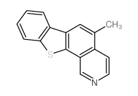 5-methyl-[1]benzothiolo[3,2-h]isoquinoline结构式