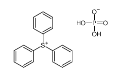 dihydrogen phosphate,triphenylsulfanium Structure